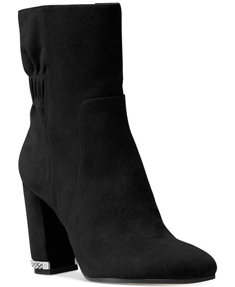 michael michael kors dolores suede booties|Michael Kors luella suede boots.